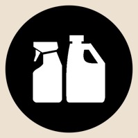 Cleaning chemicals icon